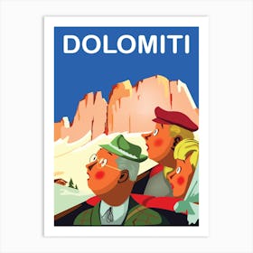 Dolomiti Tour Art Print