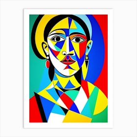 Abstract Of A Woman 1 Art Print