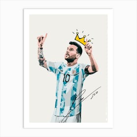 Messi Fy Art Print