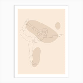 Yoga Pose 1 Art Print