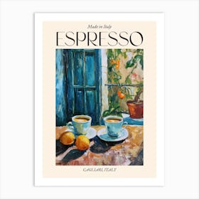 Cagliari Espresso Made In Italy 1 Poster Art Print