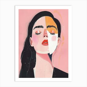 Face Painting 3 Art Print