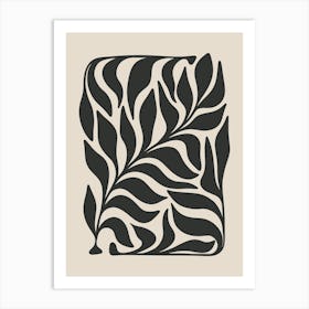 Black Leaves No. 1853 Art Print