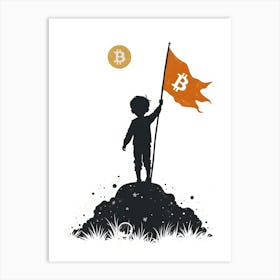 Bitcoin Child 11 Art Print