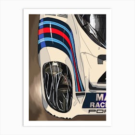 Car Porsche 917 Le Mans Martini Art Print