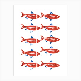 Sockeye Salmon Art Print