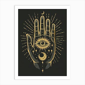 All Seeing Hand Art Print