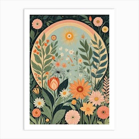 Sunlight and Blooms Art Print