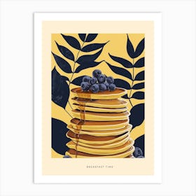 Breakfast Time Art Deco Poster Art Print
