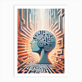 Maze Of The Mind Art Print