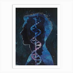 Dna Illustration 1 Art Print