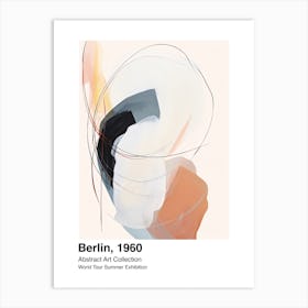 World Tour Exhibition, Abstract Art, Berlin, 1960 5 Art Print