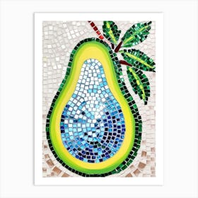 Avocado Mosaic Art Art Print