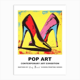 High Heels Pop Art 1 Art Print