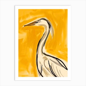 Minimalist Bird Art Print