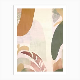 Muted Neutrals Abstract 13 Art Print