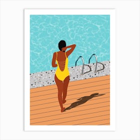 Pool Side Art Print