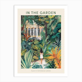 In The Garden Poster Palace Of Fontainebleau Gardens France 1 Art Print