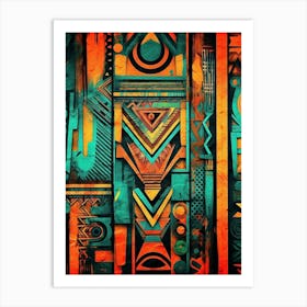 African Patterns 1 Art Print