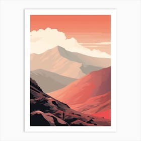 Ben Nevis Scotland 6 Hiking Trail Landscape Art Print