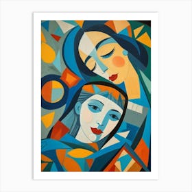 Mother and child Art Print