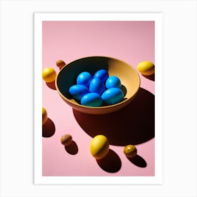 Easter Eggs In A Bowl 12 Art Print