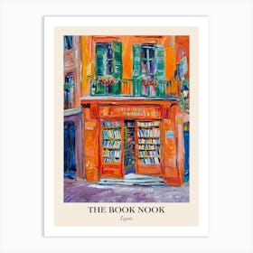Lyon Book Nook Bookshop 2 Poster Art Print