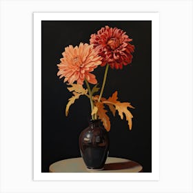 Bouquet Of Gaillardia Flowers, Autumn Fall Florals Painting 3 Art Print