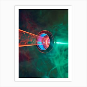 Laser Light 1 Art Print