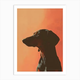 Dachshund.Generated AI. Art Print 1 Art Print