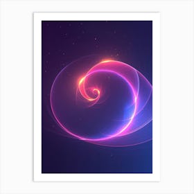 Abstract Spiral Art Print