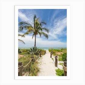 The Sandy Path To The Beach Art Print