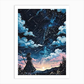 Starry Night 10 Art Print