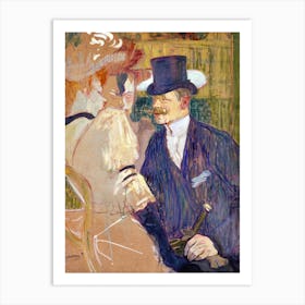The Englishman (William Tom Warrener, (1861–1934), Henri de Toulouse-Lautrec Art Print