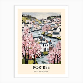 Portree (Isle Of Skye, Scotland) Painting 1 Travel Poster Art Print