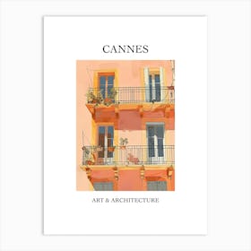 Cannes Travel And Architecture Poster 1 Art Print