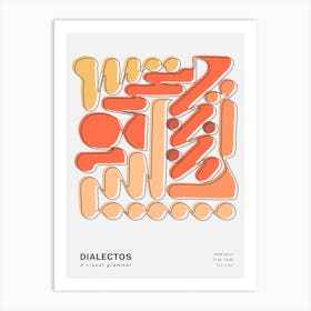 Dialectos Art Print