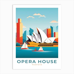 Australia Opera House Travel Art Print