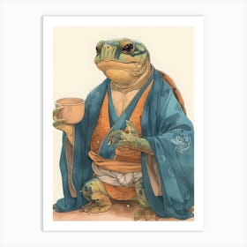 Samurai Turtle Art Print