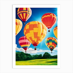 Hot Air Balloons Art Print