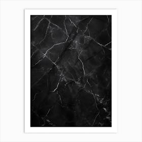 Black Marble Art Print