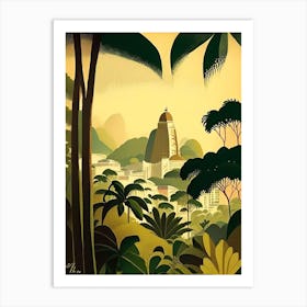 Rio De Janeiro Brazil Rousseau Inspired Tropical Destination Art Print