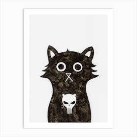 Punisher Cat Art Print