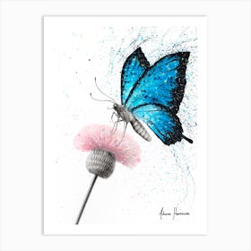 Sugar Butterfly Art Print