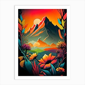 Mountain Landscape 4 Art Print