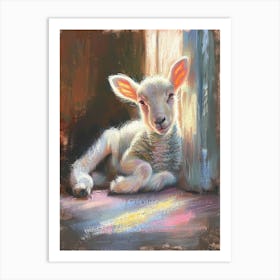 Lamb In The Sun Art Print