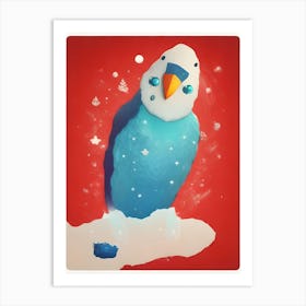 Dallas the Budgie Art Print