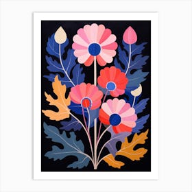 Anemone 4 Hilma Af Klint Inspired Flower Illustration Art Print