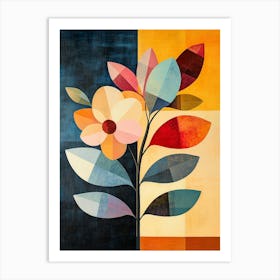 Abstract Flower 1 Art Print