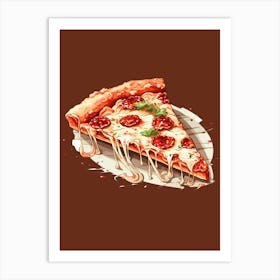 Pizza Slice Art Print